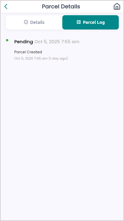 Parcel Log